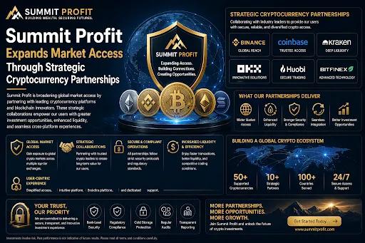 Summit Profit Expands Market Access Through Strategic Cryptocurrency Partnerships