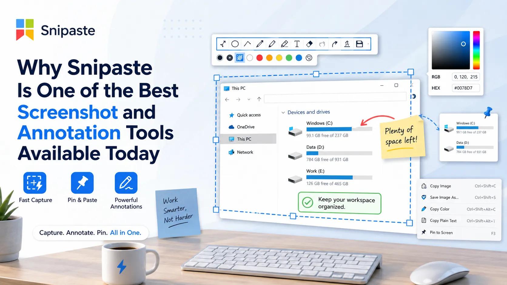 Why Snipaste Is One of the Best Screenshot and Annotation Tools Available Today